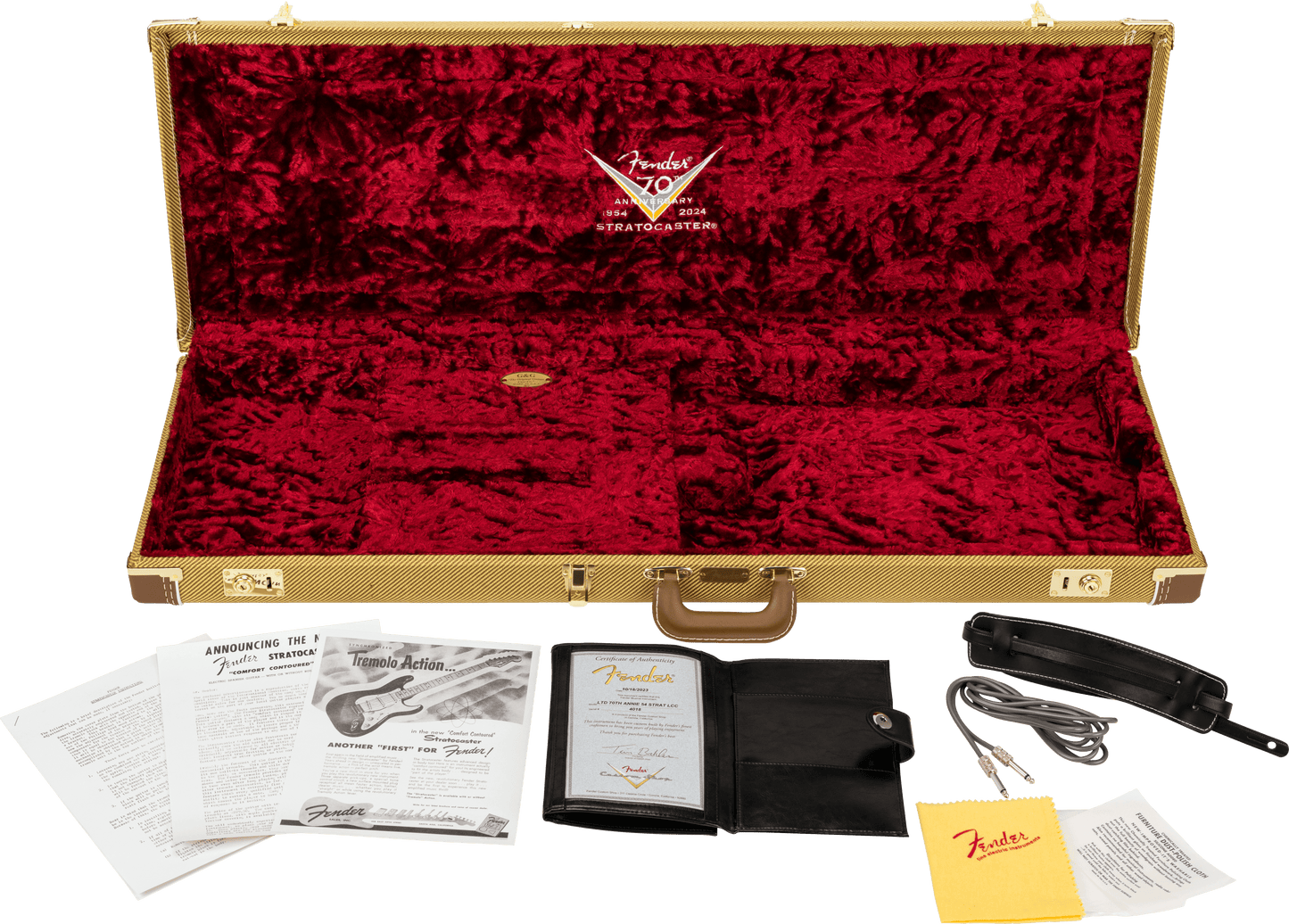 Limited Edition 70th Anniversary 1954 Stratocaster® Relic®, 1-Piece Quartersawn Maple Neck Fingerboard, Wide-Fade 2-Color Sunburst
