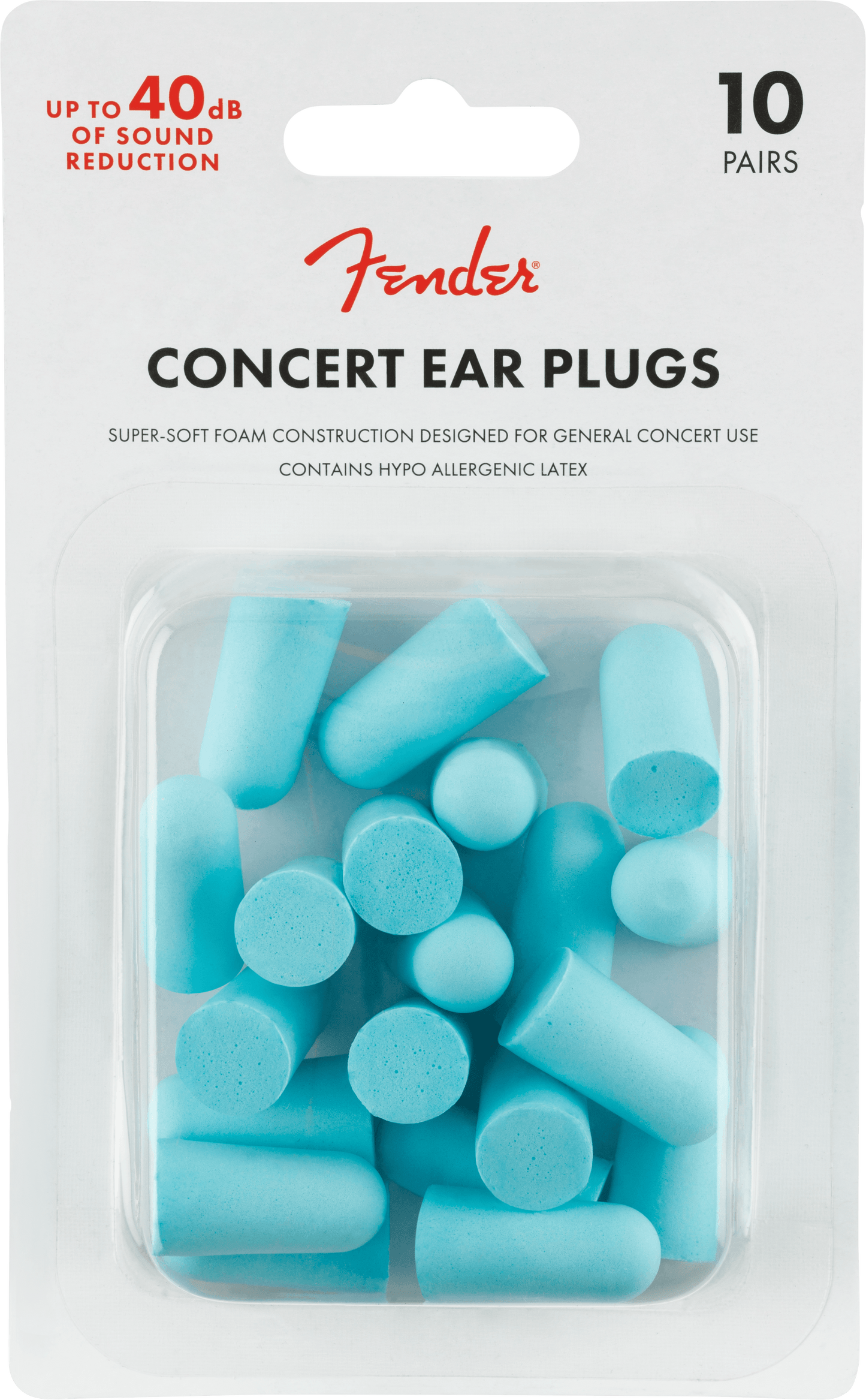 Concert Ear Plugs - 10 Pairs