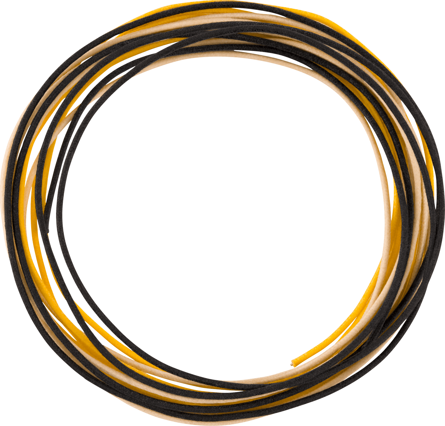 Pure Vintage Cloth Wire, 22 AWG, Black, White, Yellow