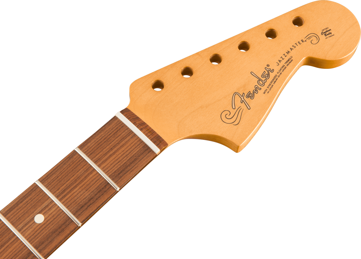 Classic Player Jazzmaster Neck, 21 Med Jumbo Frets, Pau Ferro, C Shape