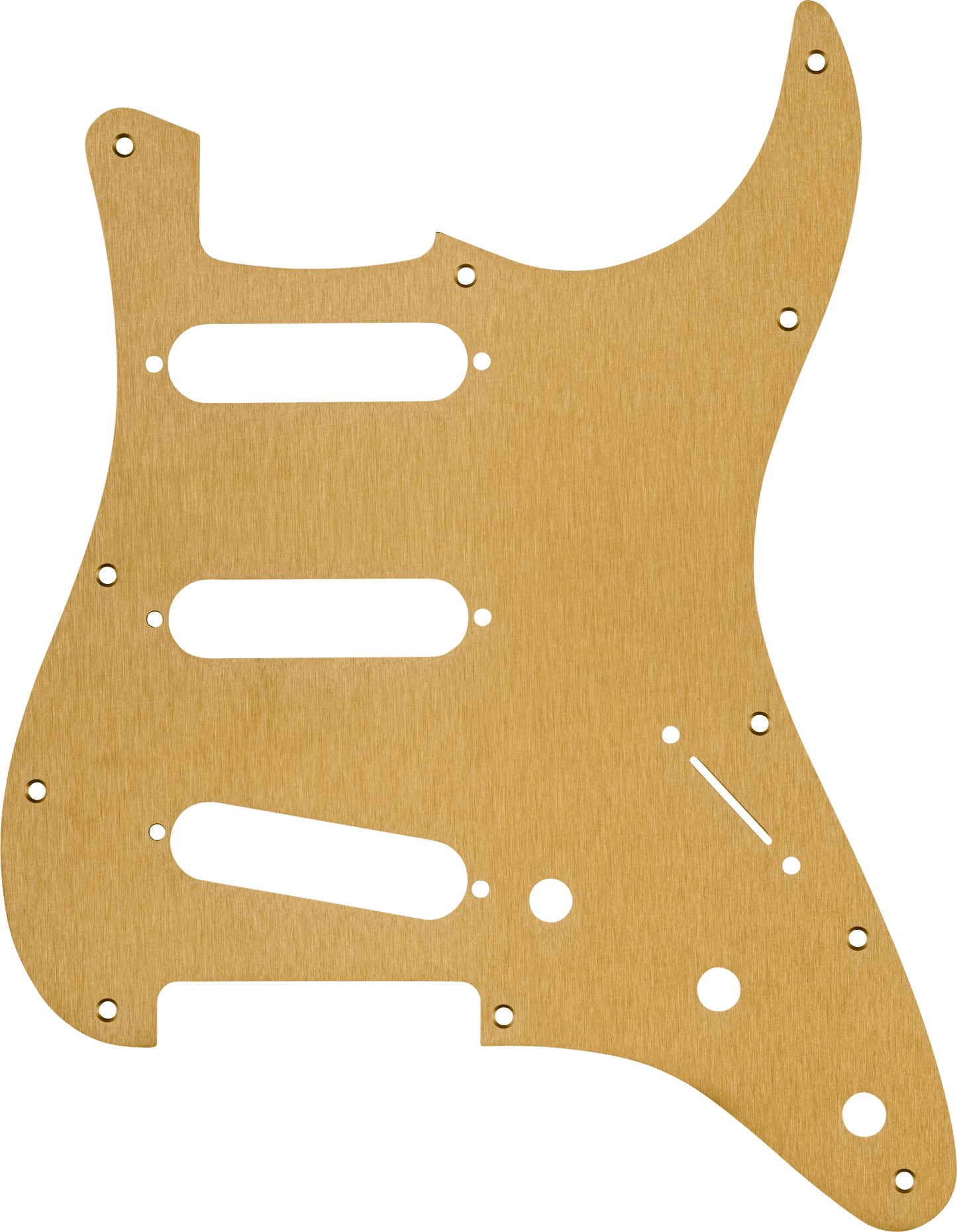11-Hole Modern 1-Ply Anodized Stratocaster S/S/S Pickguard