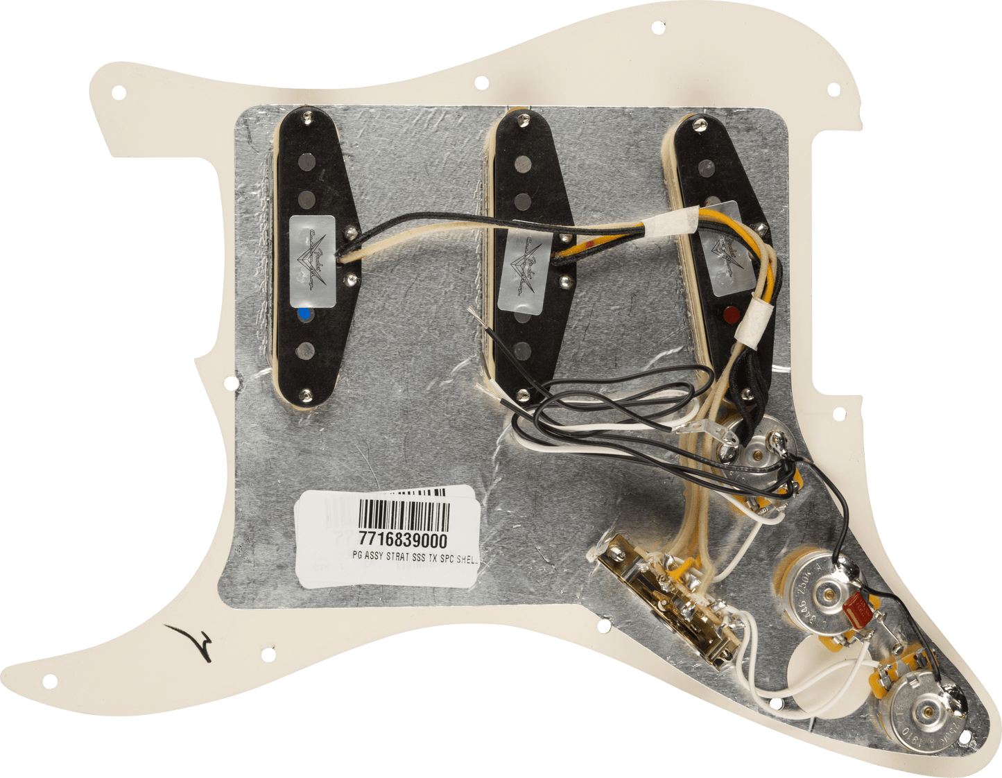 Pre-Wired Strat® Pickguard, Texas Special SSS