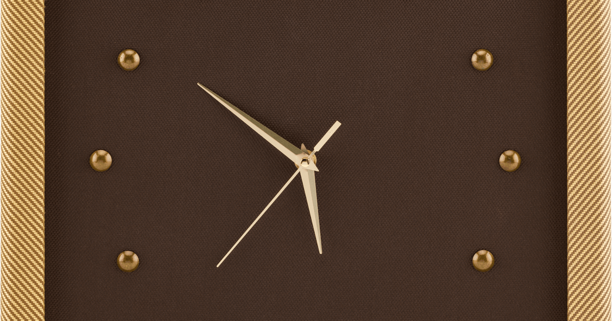 Fender™ Tweed Wall Clock